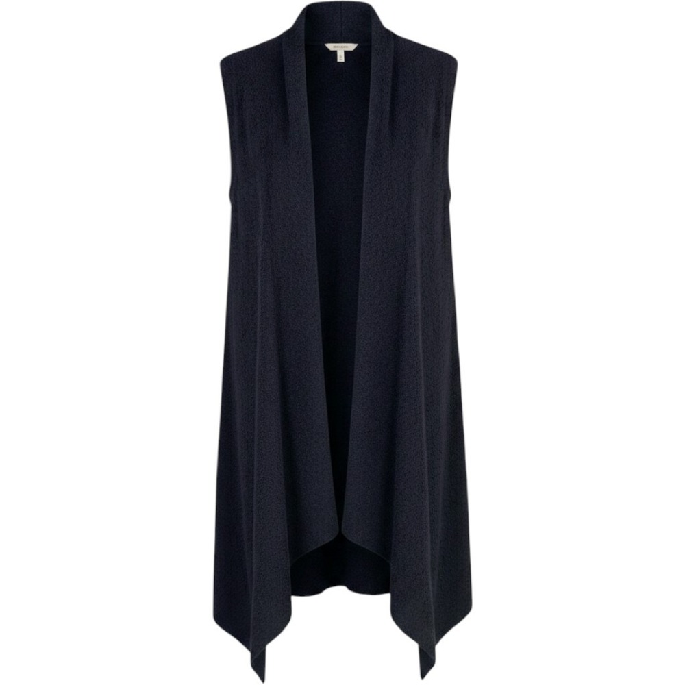Barefoot Dreams Bamboo Chic Lite Vest Womens Small Open Front Cozy Luxury